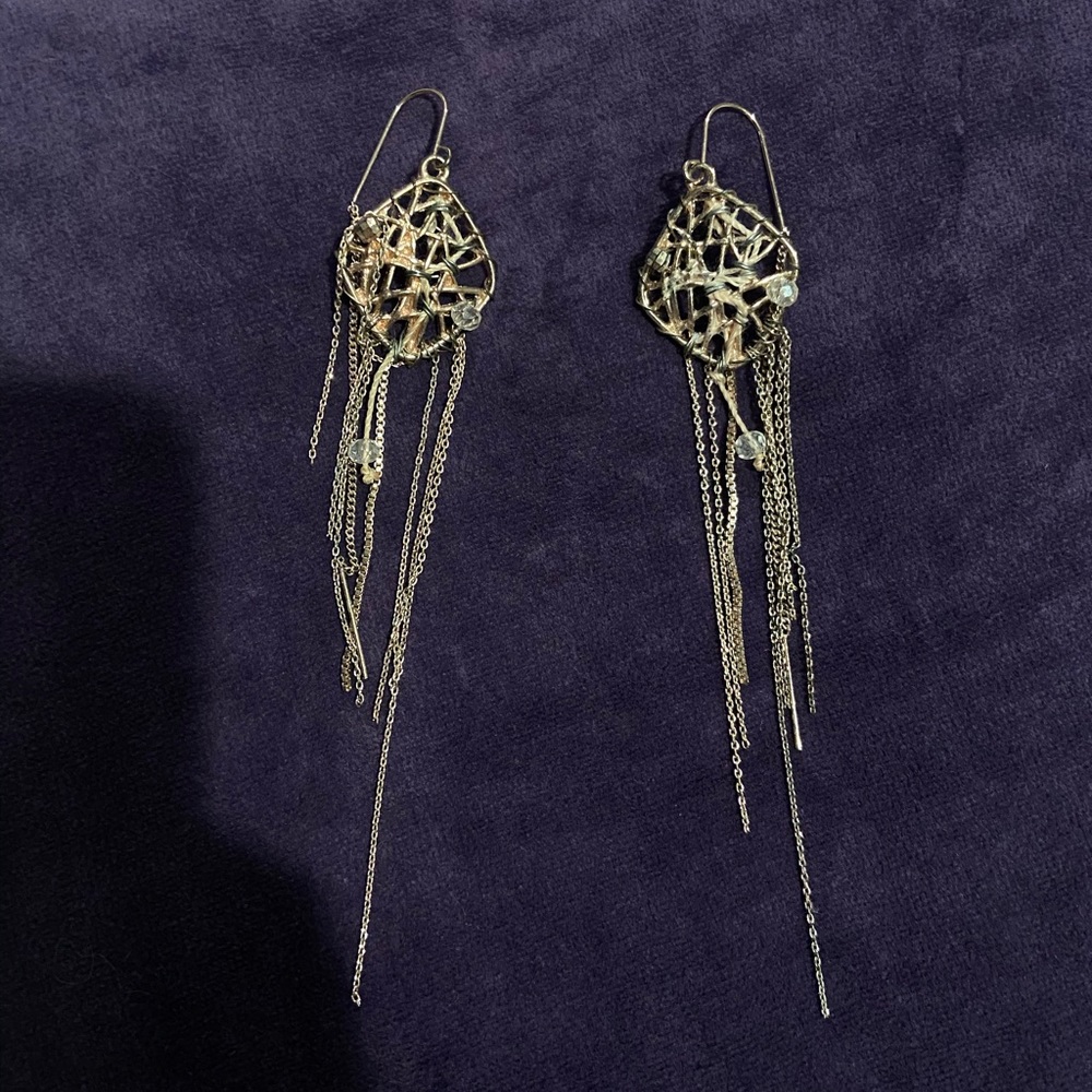 Free People Rose Gold Earrings
